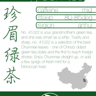 no. 41022 Chunmee from Simply Good Tea