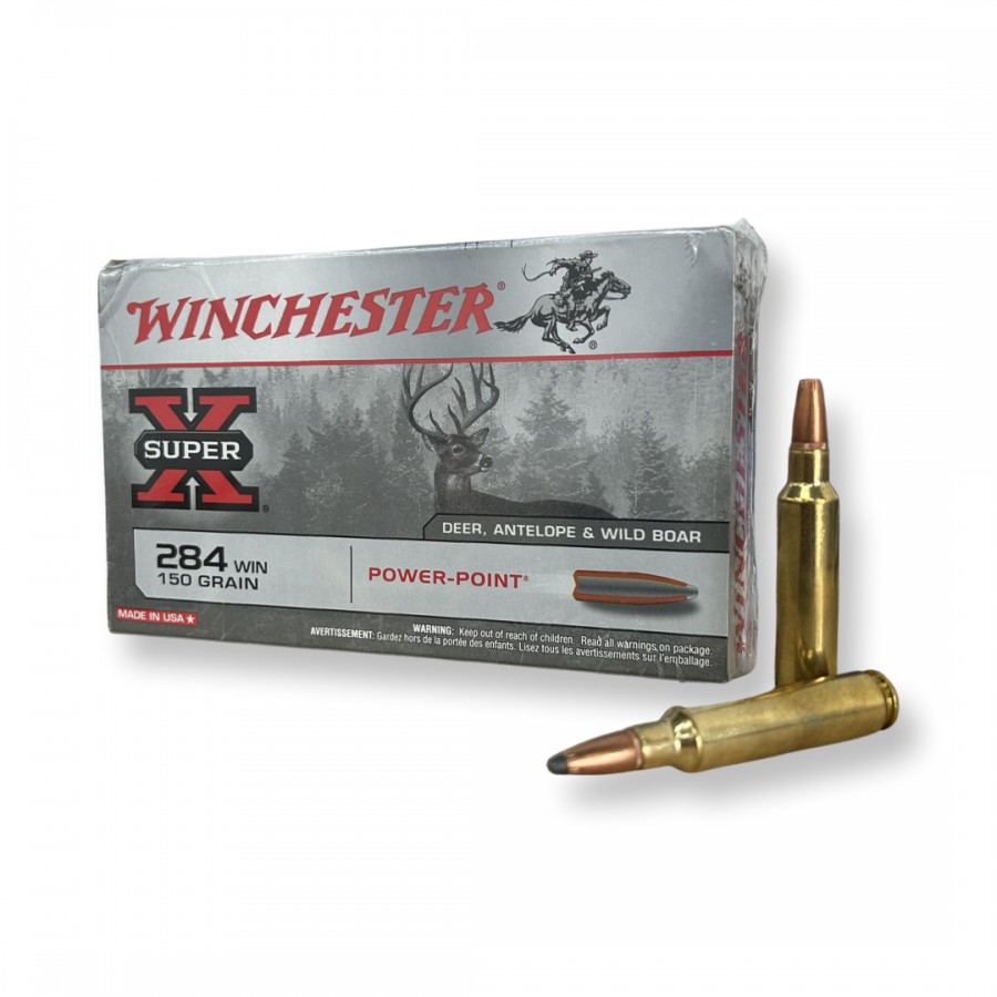 284 Winchester Winchester Powerpoint 150 grain SuperX 20 Round Box FlipAmmo Lorton