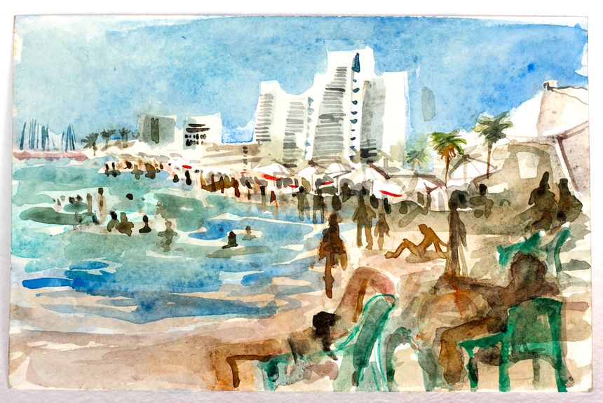 image: Frishman Beach, Tel Aviv