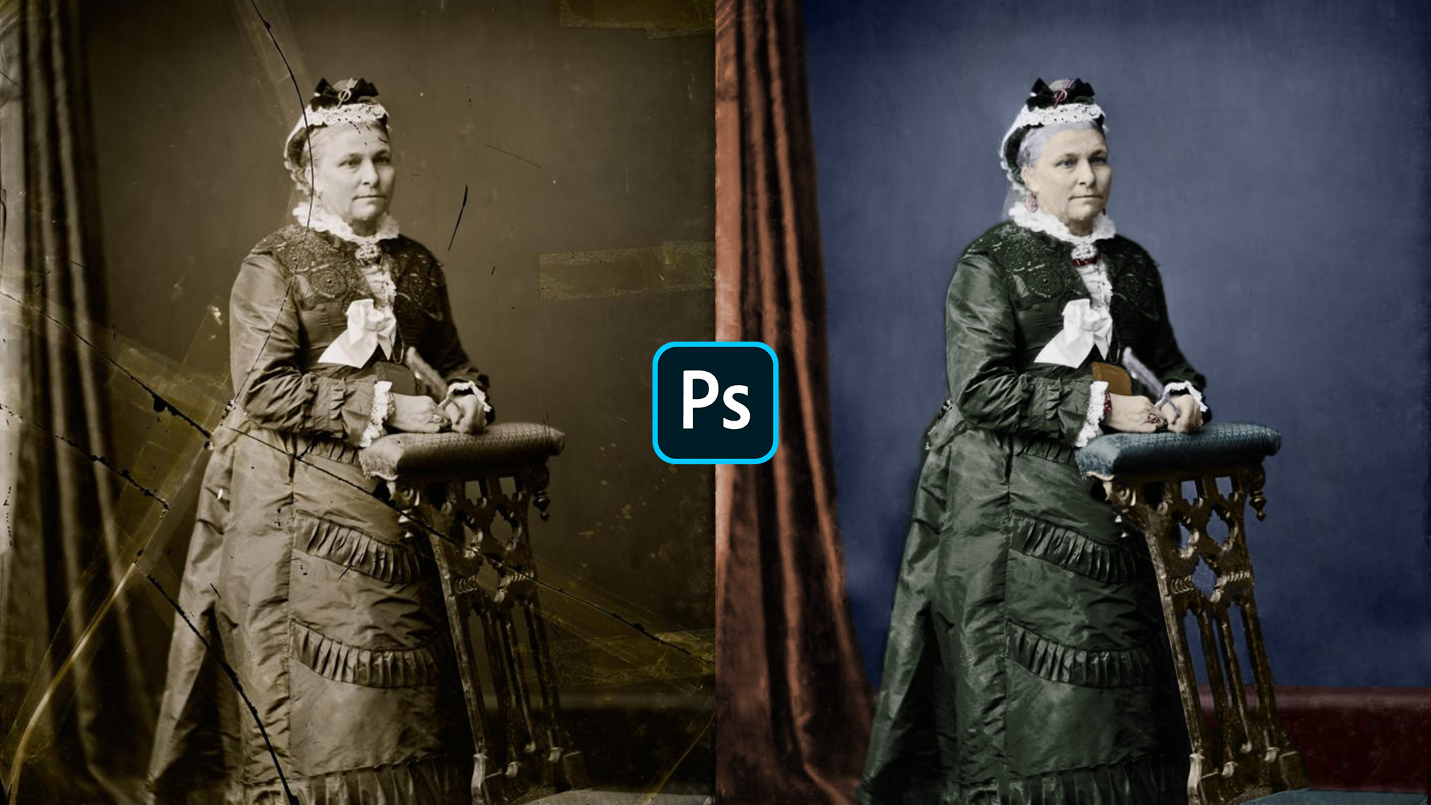 Curso de restauración de fotografías con Adobe Photoshop