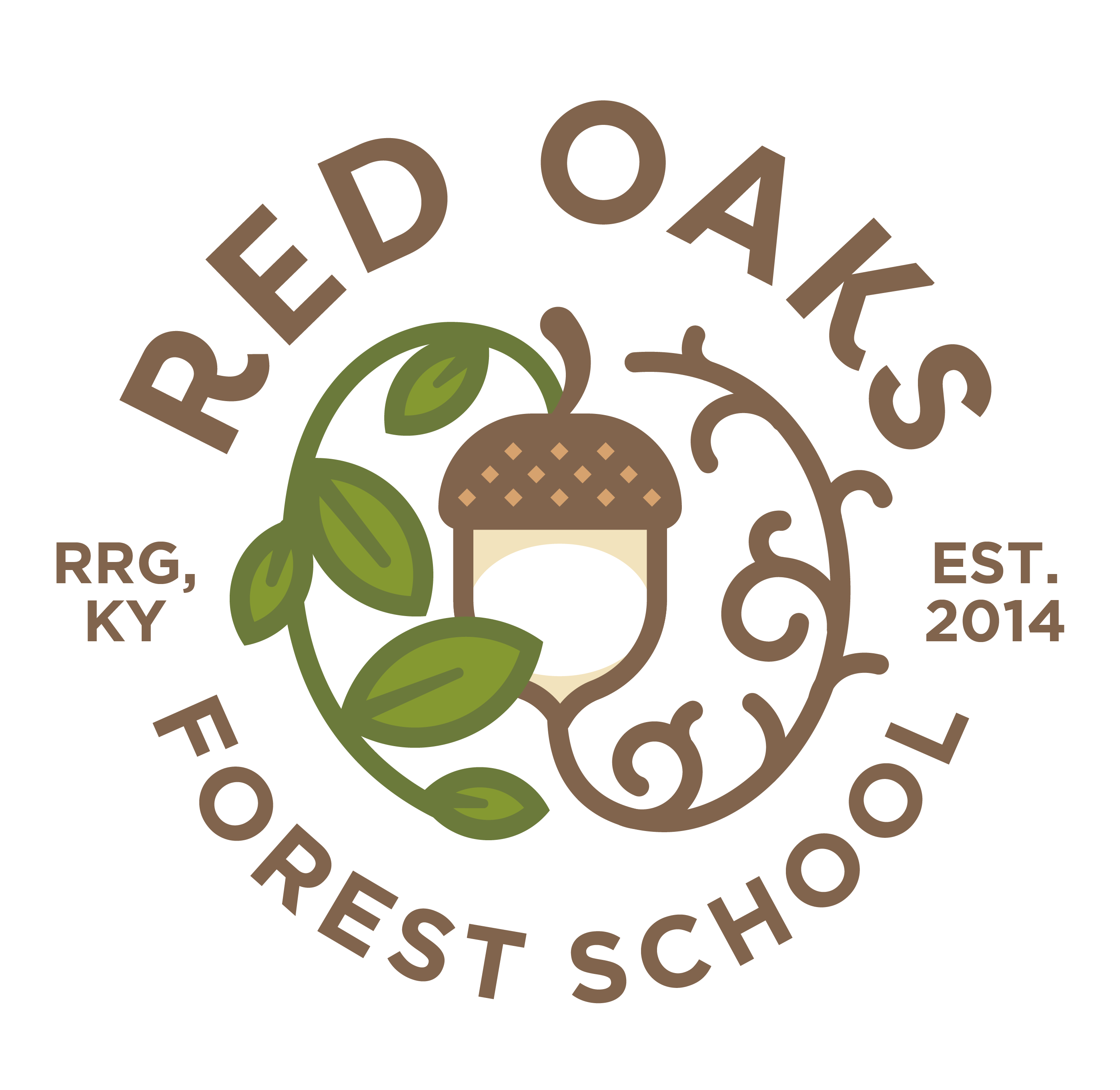 Red Oaks Forest School logo