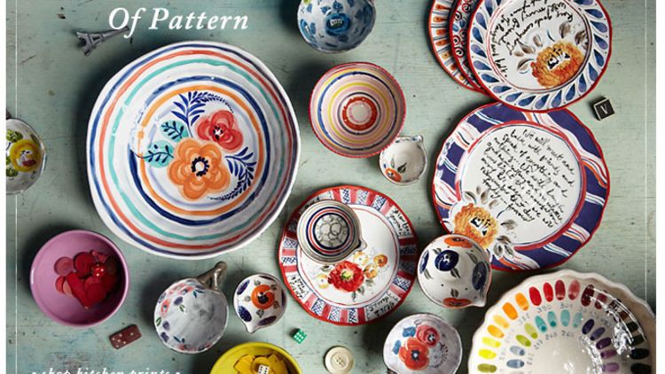 A Plate from Anthropologie