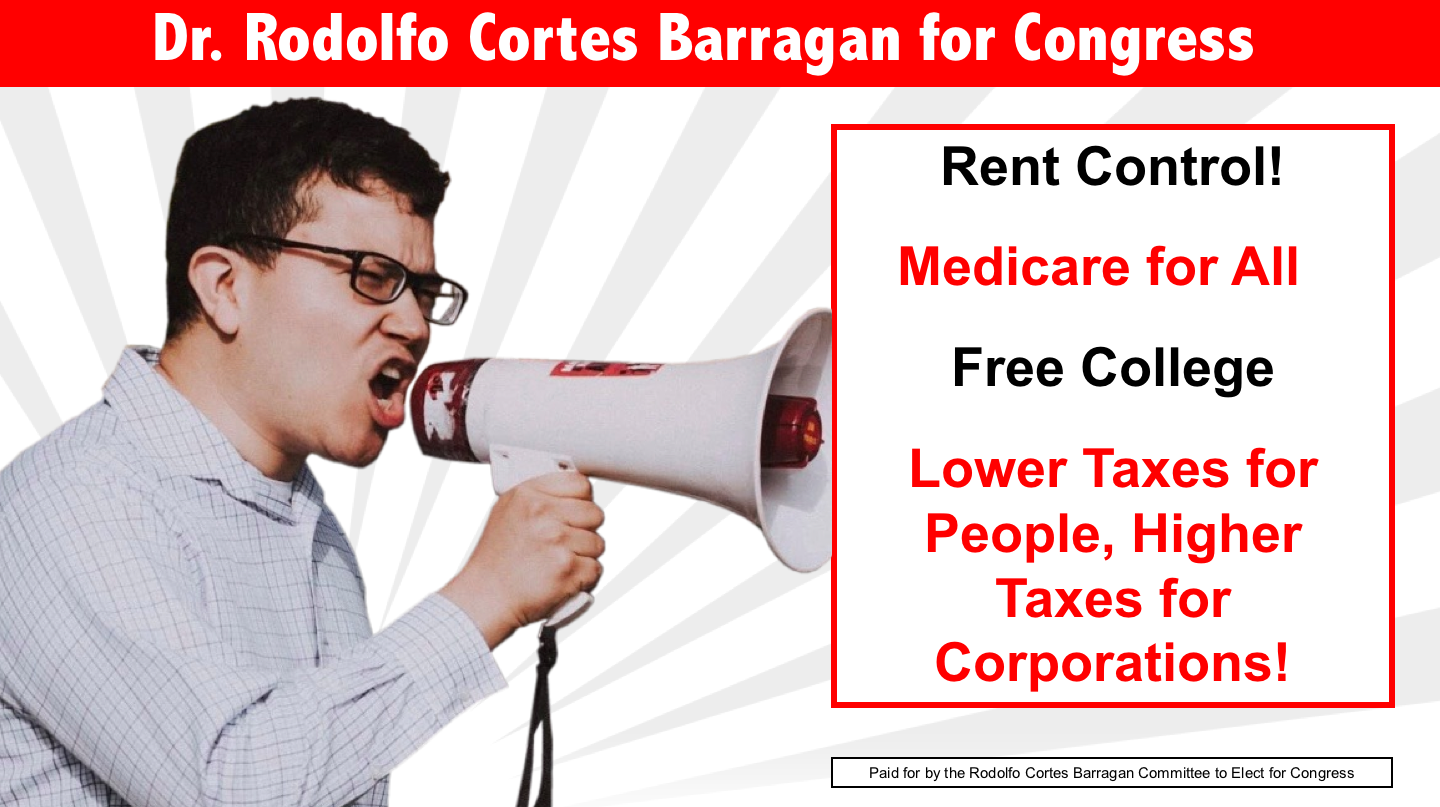 Dr. Rodolfo Cortes Barragan for Congress logo
