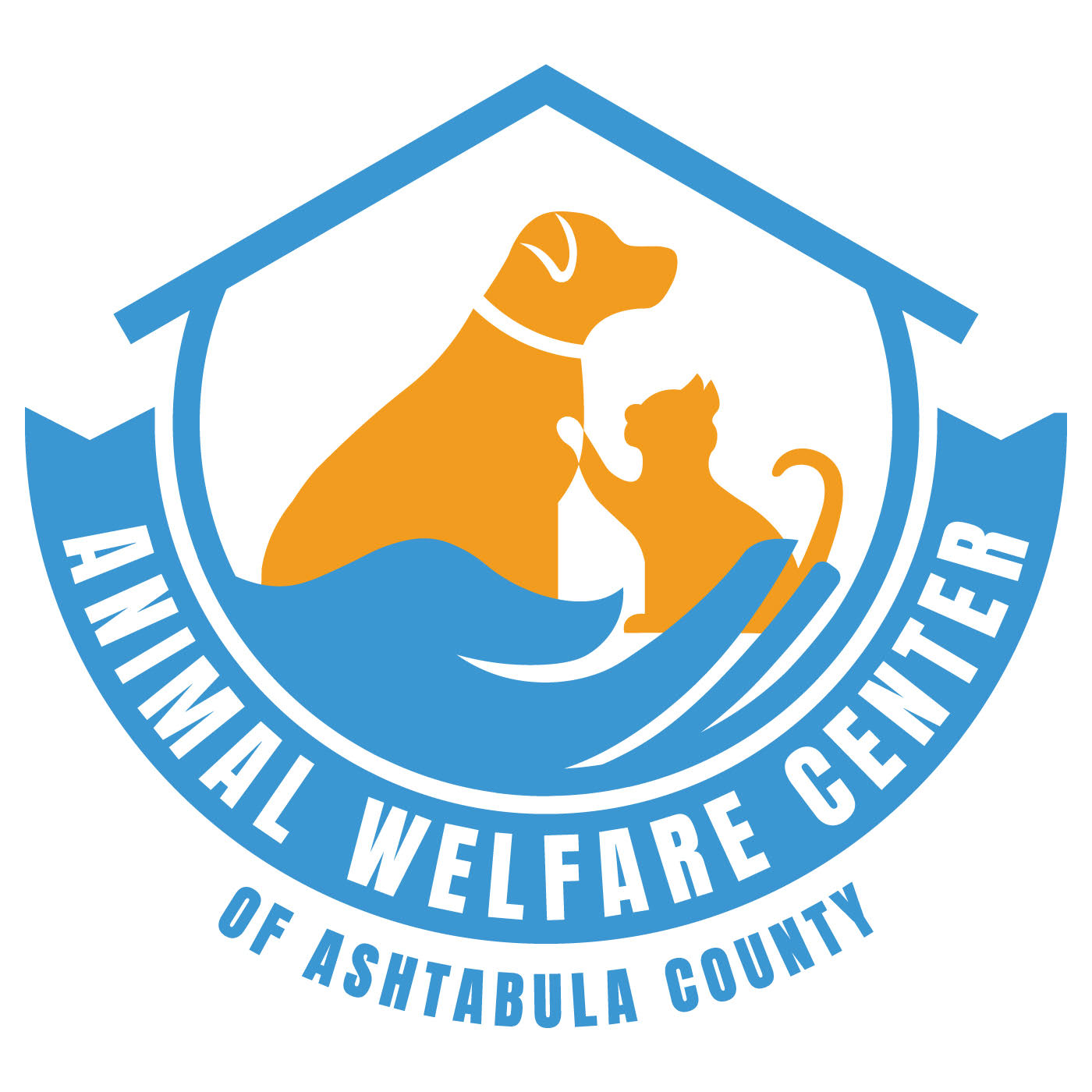 Ashtabula County Ohio nudistl. Animal Protection Society logo.