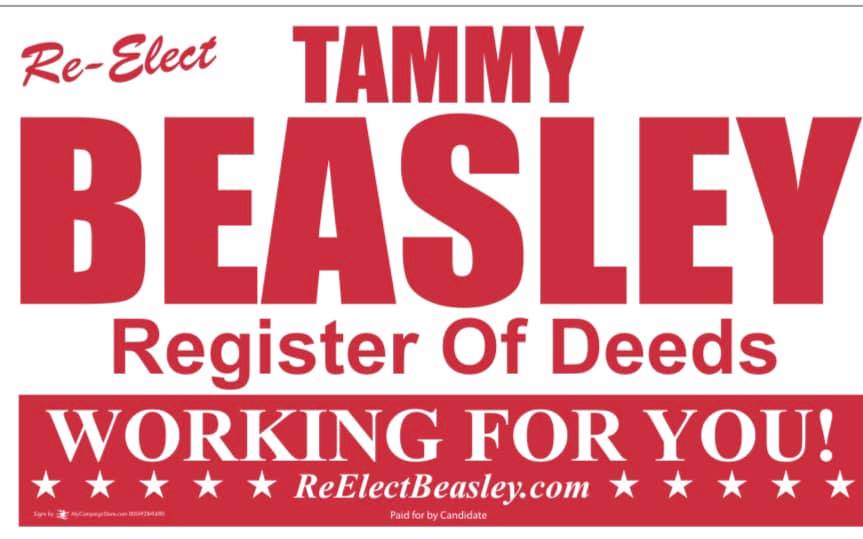 Committee to Re-elect Tammy Beasley for Register of Deeds logo