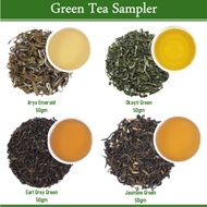 Green Tea Sampler (4x50gm) by Golden Tips Tea from Golden Tips Teas