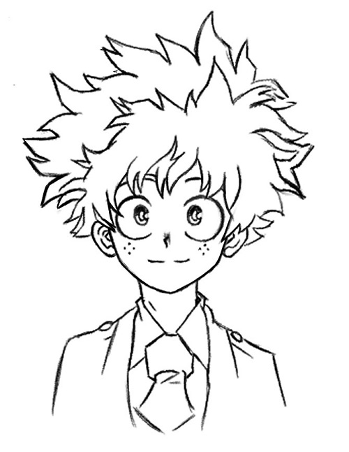 Mha Drawings Easy Deku / Don't forget to learn over 100 easy things to ...