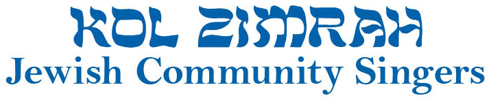 Jewish Community Singers (Kol Zimrah) logo