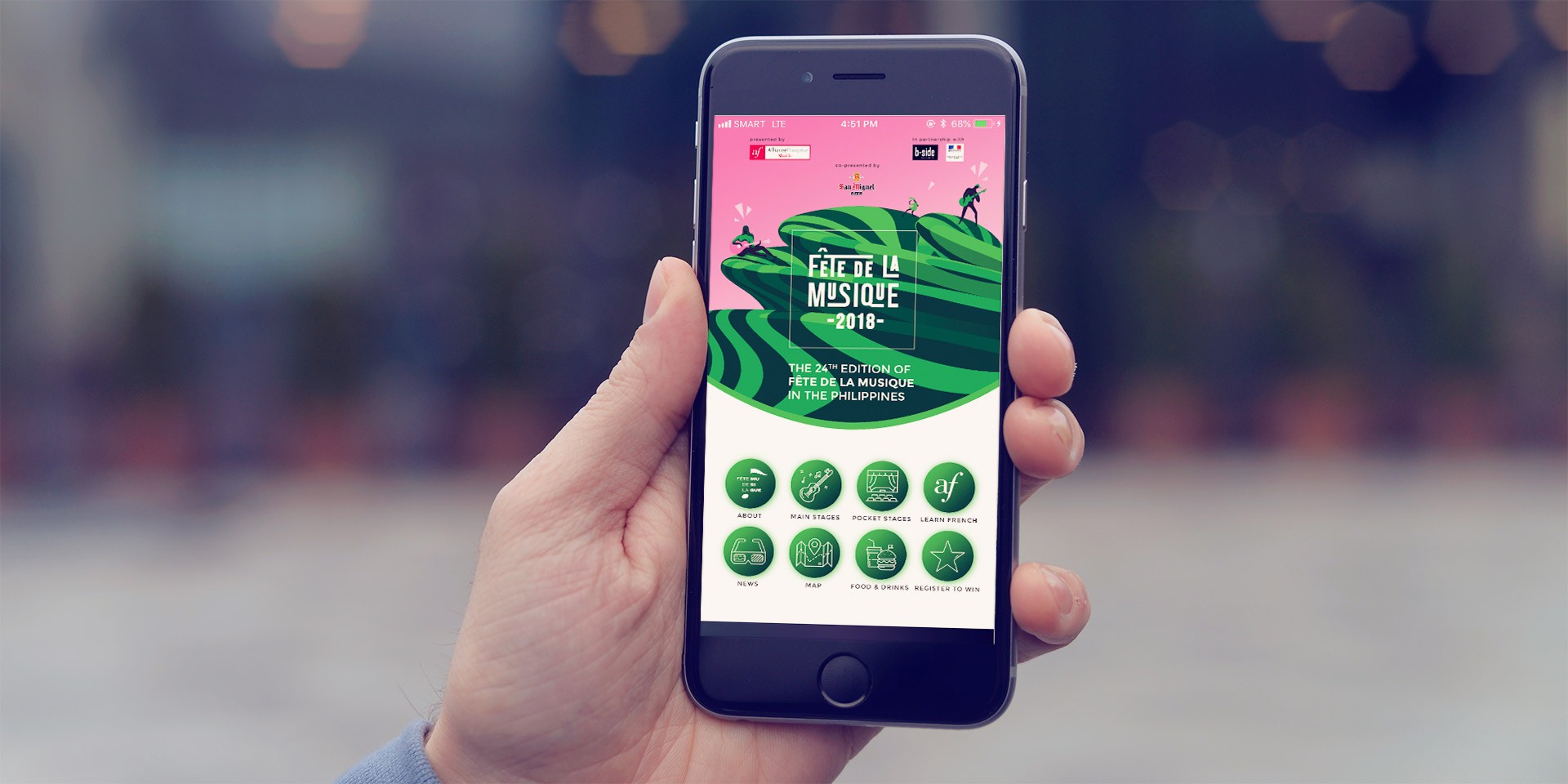 Have Fête de la Musique in the palm of your hand with the Fête PH app