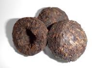Mini compressed pu-erh tea from Luk Yu Tea Co.