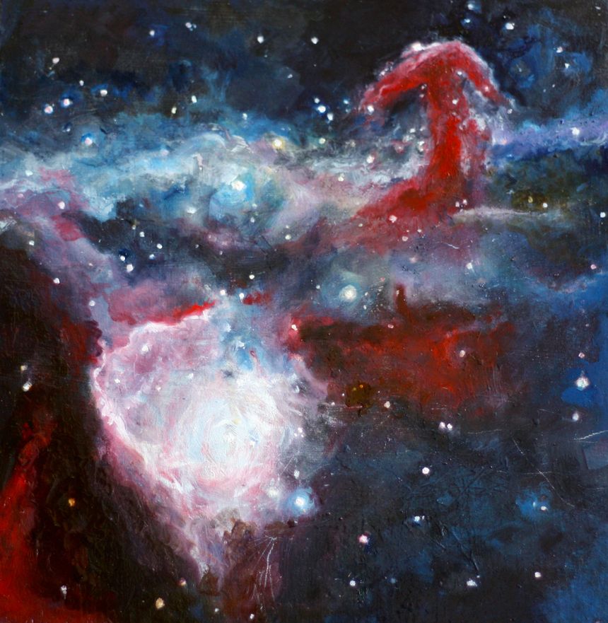image: Horsehead Nebula 2012-2015 11x12 inches