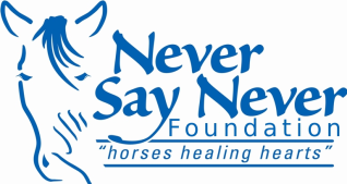 Never Say Never Foundation logo