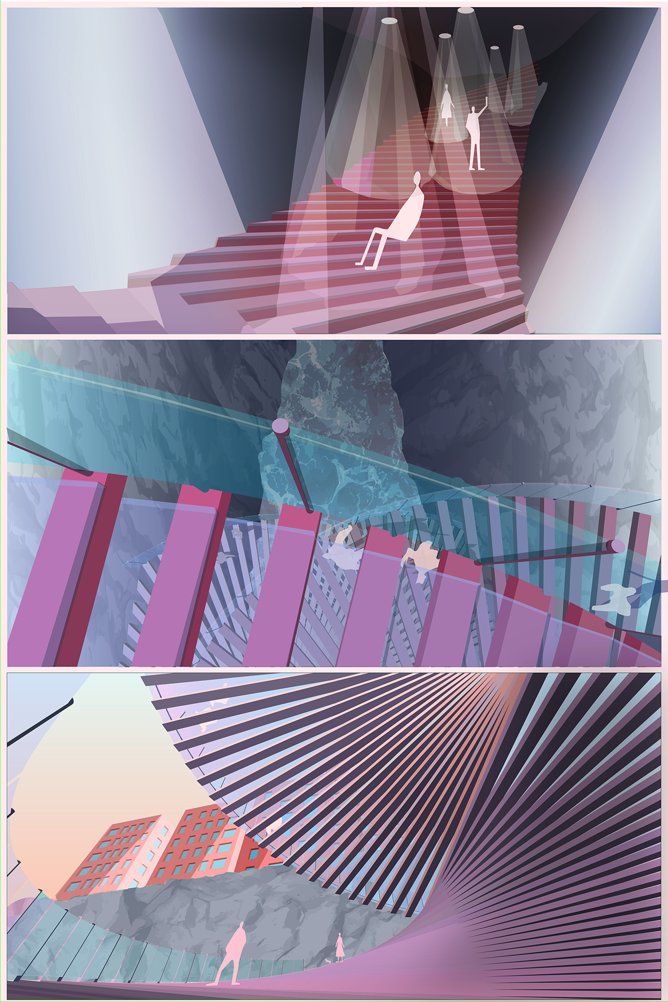 Perspective Drawing - Columbia GSAPP