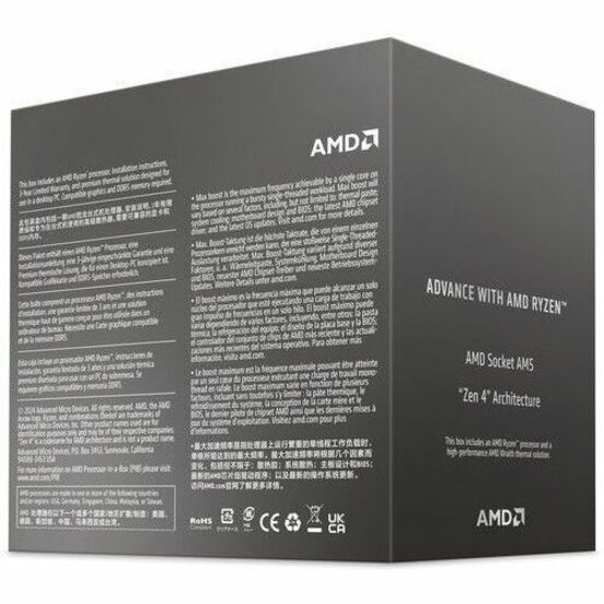 AMD Ryzen 5 8600G - Ryzen 5 8000-G Series 6-Core 4.3 GHz Socket
