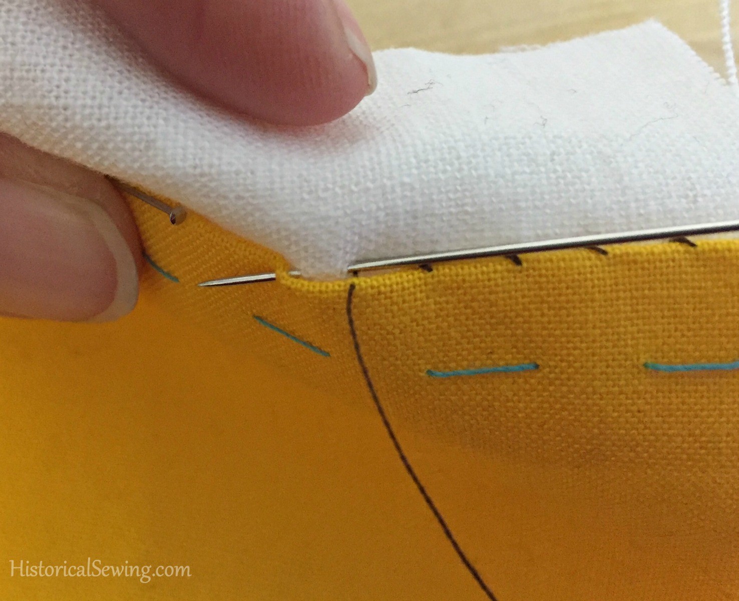 Hand sewing for dressmaking