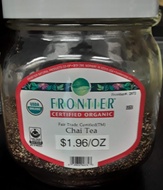 Chai Tea from Frontier Natural Products Co-op