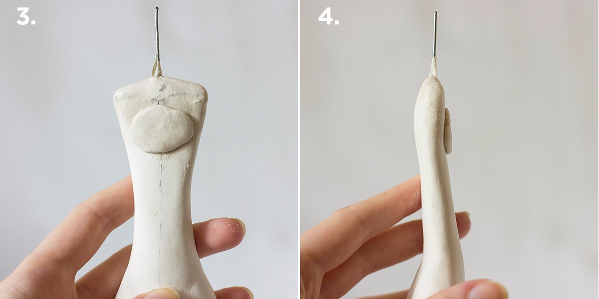 How to use air-dry clay for sculpting dolls — Adele Po.