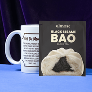 Black Sesame Bao from Almost Tea