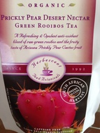 Organic Prickly Pear Desert Nectar Green Rooibos Tea from Herbescent