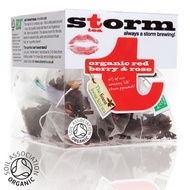 Organic Red Berry and Rose Petal Tea from Storm Tea