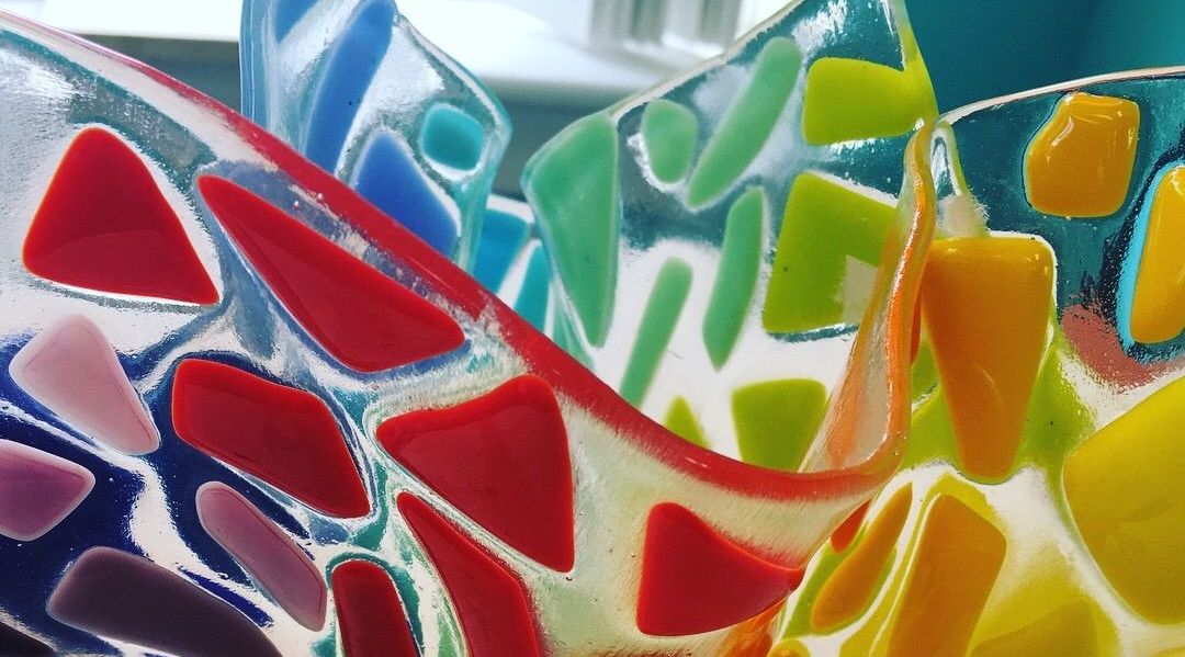 Fused Glass Bowl Draping Class in Needham Book Tours & Activities at