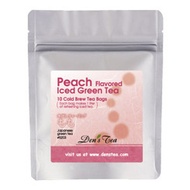 Peach Flavored Iced Green Tea from Den's Tea