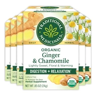 Organic Ginger & Chamomile from Traditional Medicinals