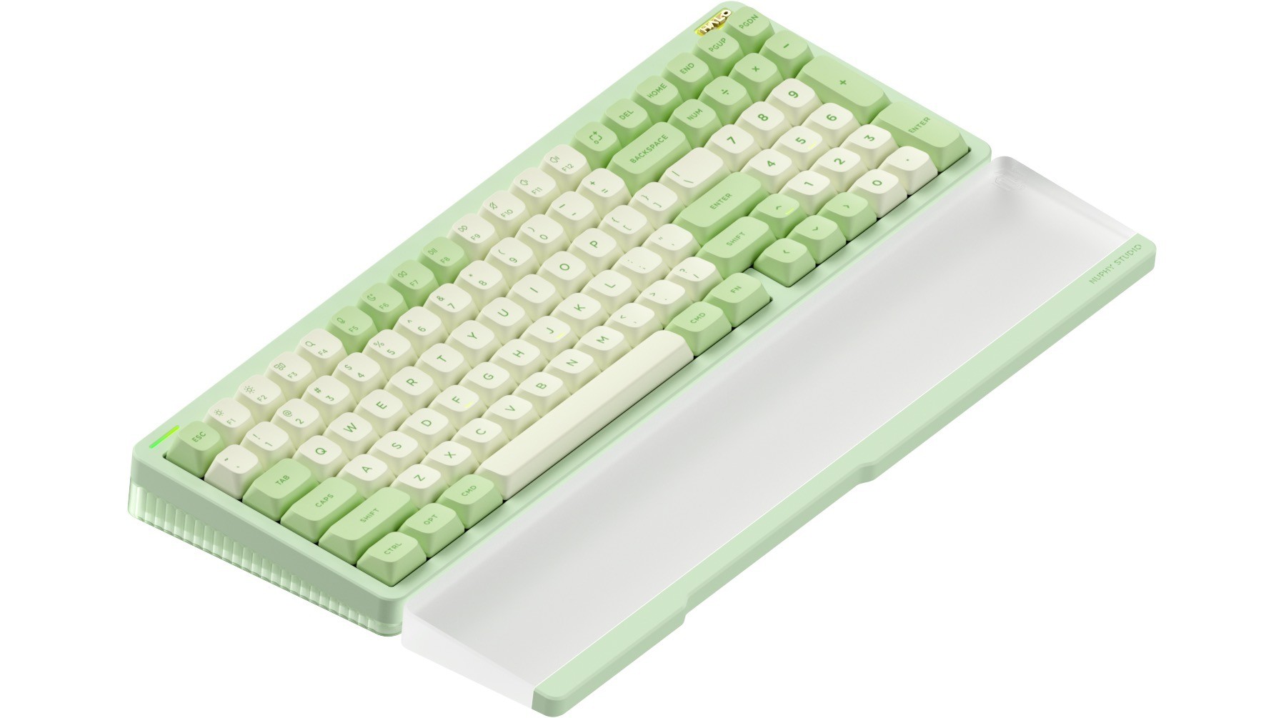 NuPhy Halo96 V2 Keyboard - White - Micro Center