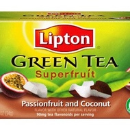 Green Tea Superfruit, Passionfruit and Coconut from Lipton