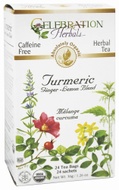 Organic Caffeine Free Turmeric Ginger-Lemon Blend Herbal Tea from Celebration Herbals