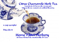 Citrus Chamomile Herb Tea from Home Farm Herbery