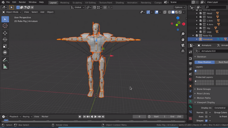 Robot Character Rigging: 3D Modeling with Blender  | Mammoth