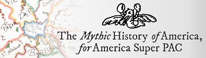 The Mythic History of America, For America Super PAC logo