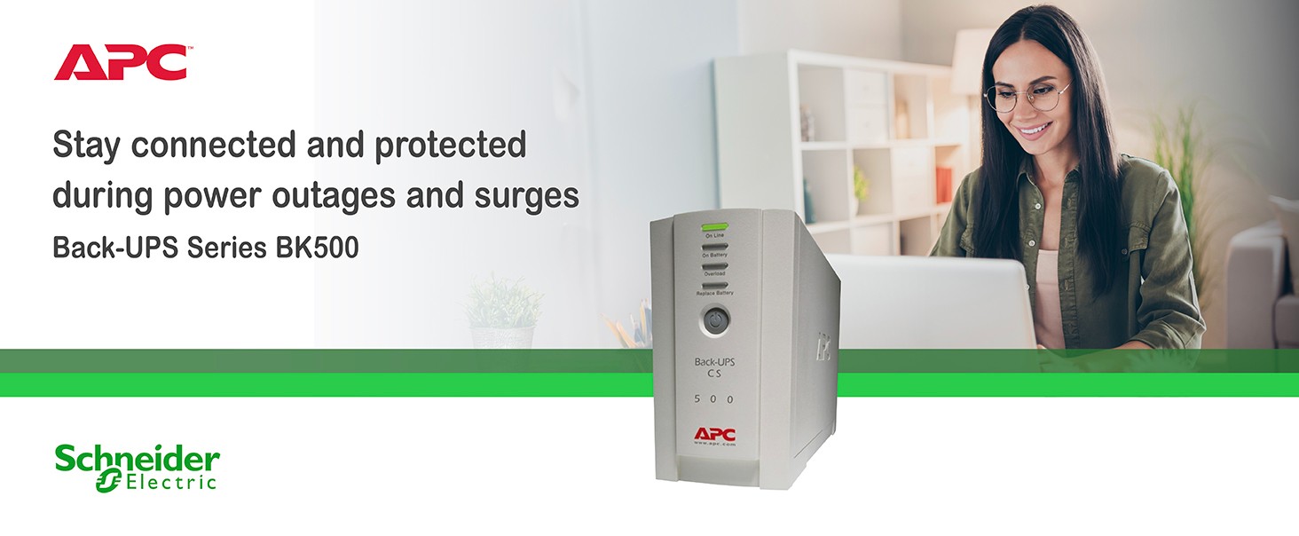 Stay connected and protected during power outages and surges with back-UPS series