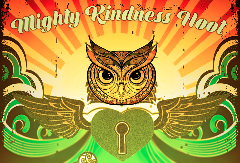 Mighty Kindness Hoot logo