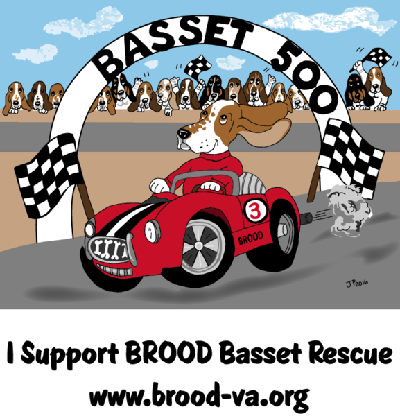 Buy a BROOD Basset 500 Ramble T-shirt shirt design - zoomed