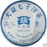 2008 Menghai 7542 Raw Pu erh from JAS eTea
