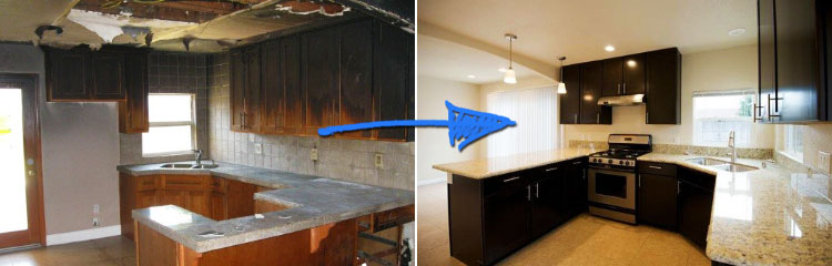 Turnkey Rehab - Before and After - Inside