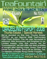 Darjeeling FTGFOP1 Thurbo Estate Special Crop 2008 from TeaFountain