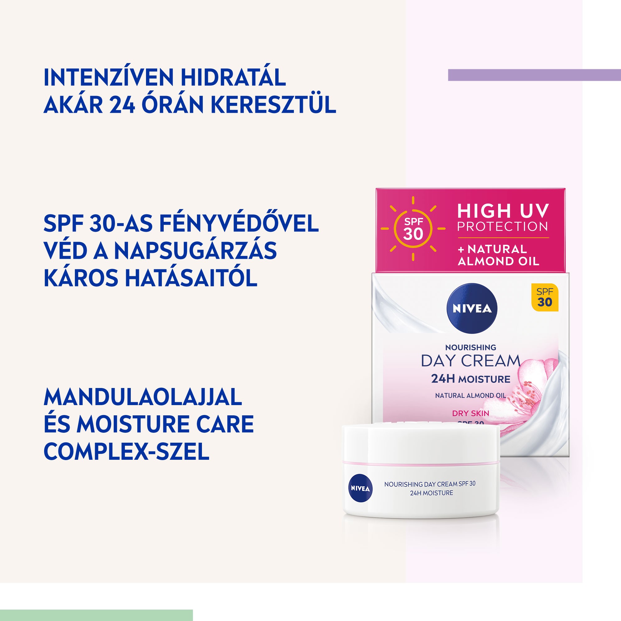 NIVEA Essentials Tápláló Nappali Arckrém Száraz/Érzékeny Bőrre FF30