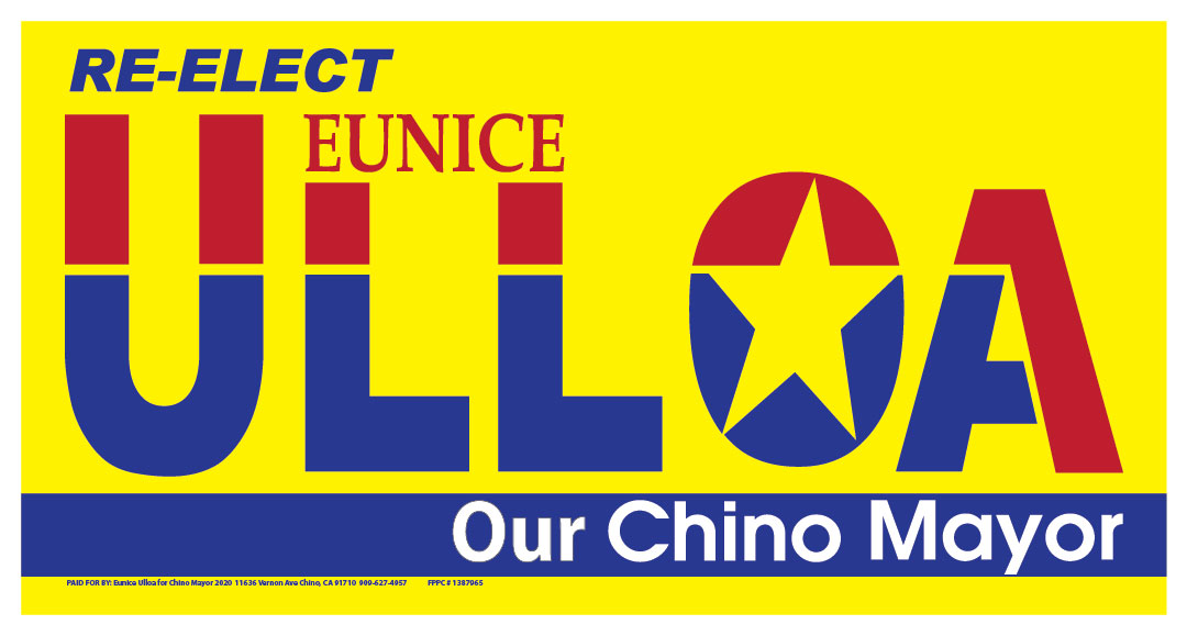 Eunice Ulloa For Chino Mayor 2024 logo