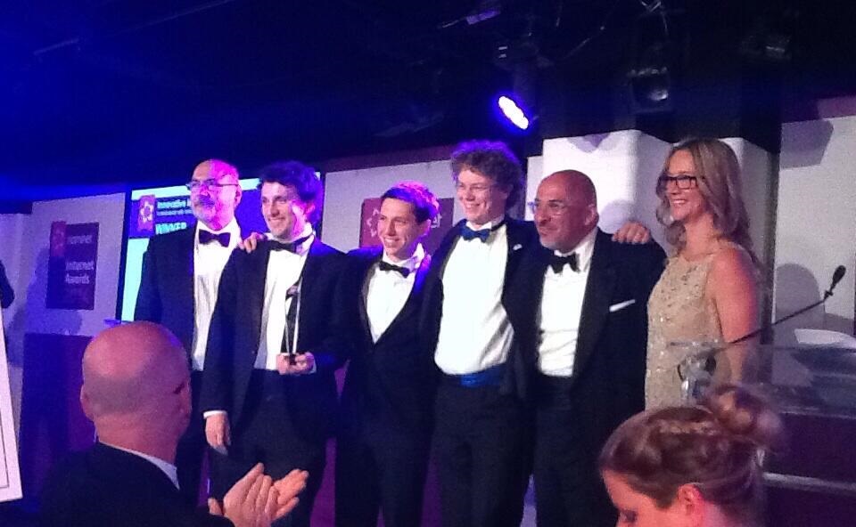 Nominet Internet Awards 2014 winners writeLaTeX Overleaf