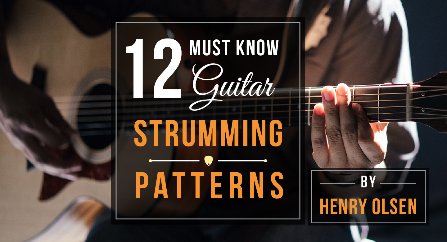 Product image for Learn 12 MUST KNOW strumming patterns