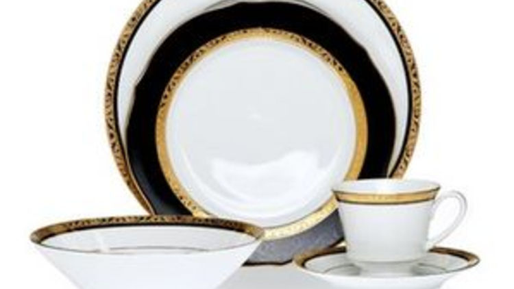 Nice dinner set... so we can upgrade from our current K-Mart special set!