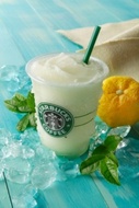 Yuzu Green Tea Frappuccino from Starbucks
