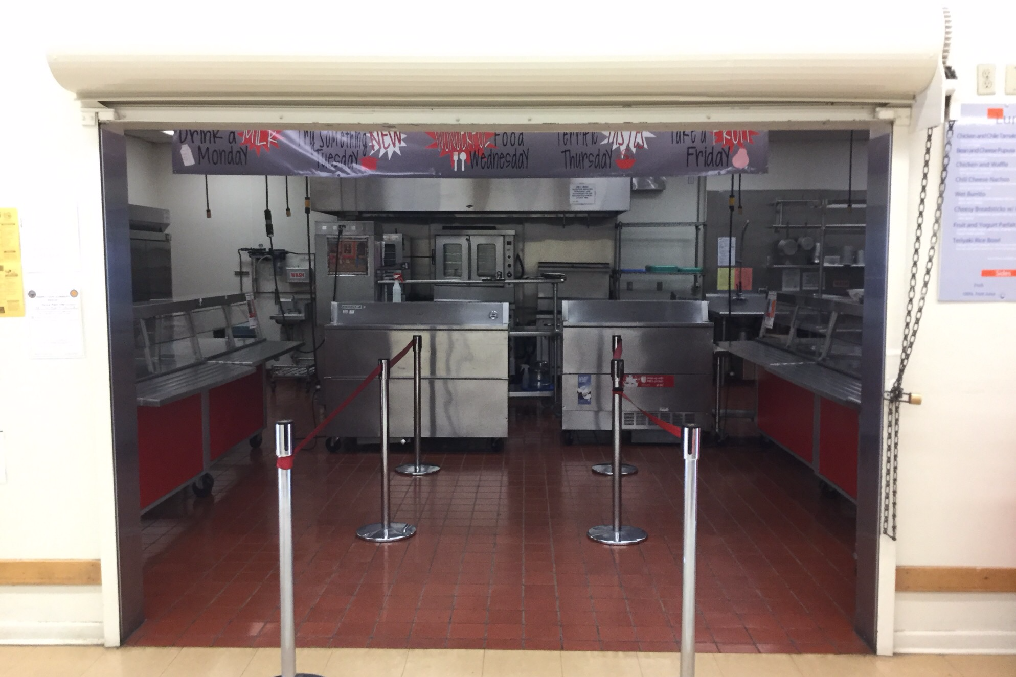 Cafeteria Dining Room