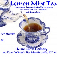 Lemon Mint Tea from Home Farm Herbery