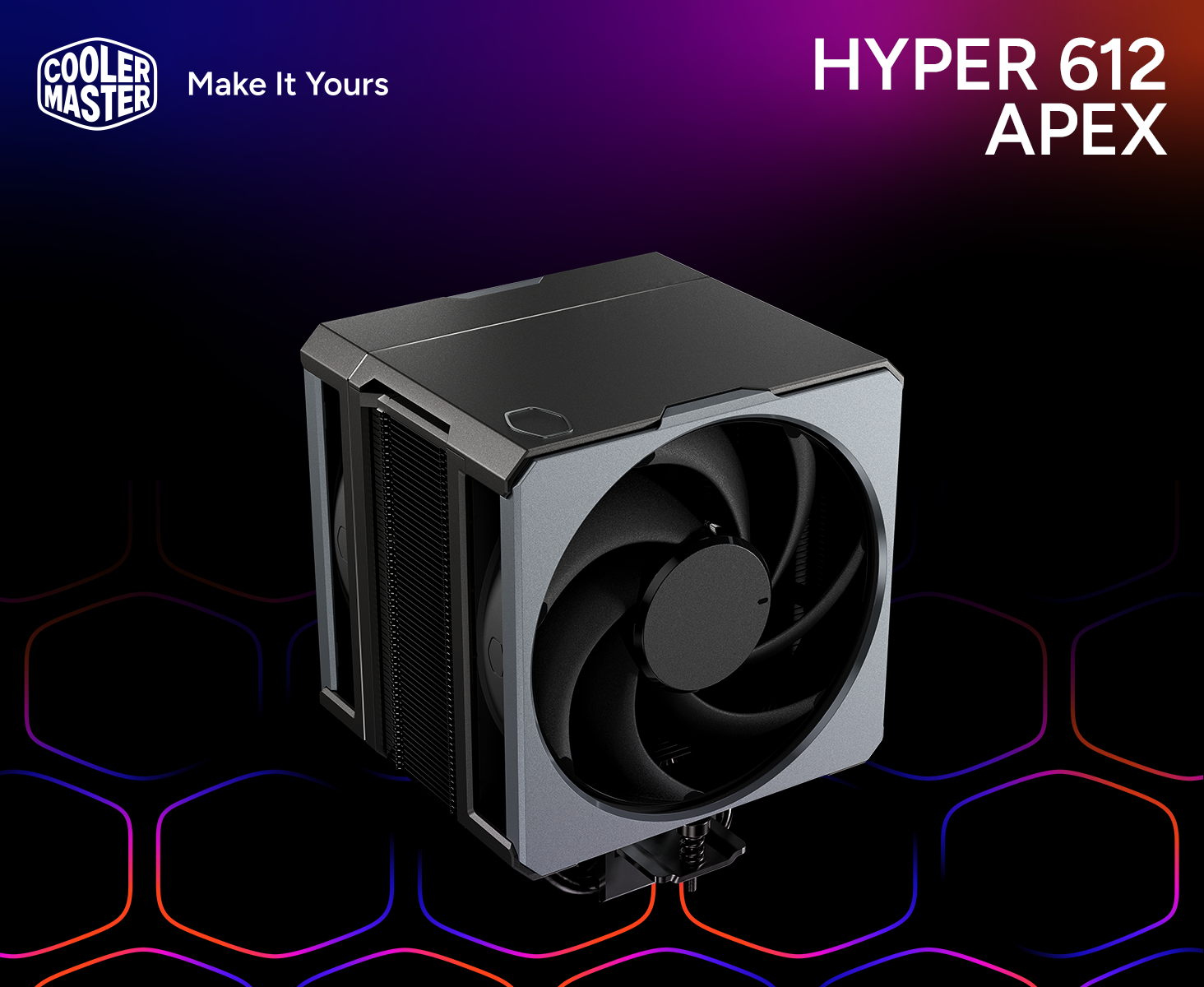 Cooler Master Hyper 612 APEX CPU Air Cooler - Powerful Dual 120mm