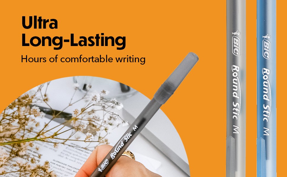 Ultra, long-lasting hours of comfortable writing