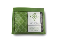 Mint Green Tea Eco Pyramid Teabags from Art of Tea